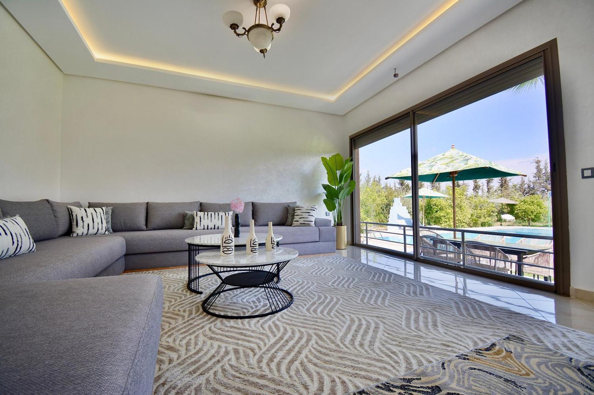 Ferme De Vacances Avec Une Grande Villa A Marrakech 마라케시 외부 사진