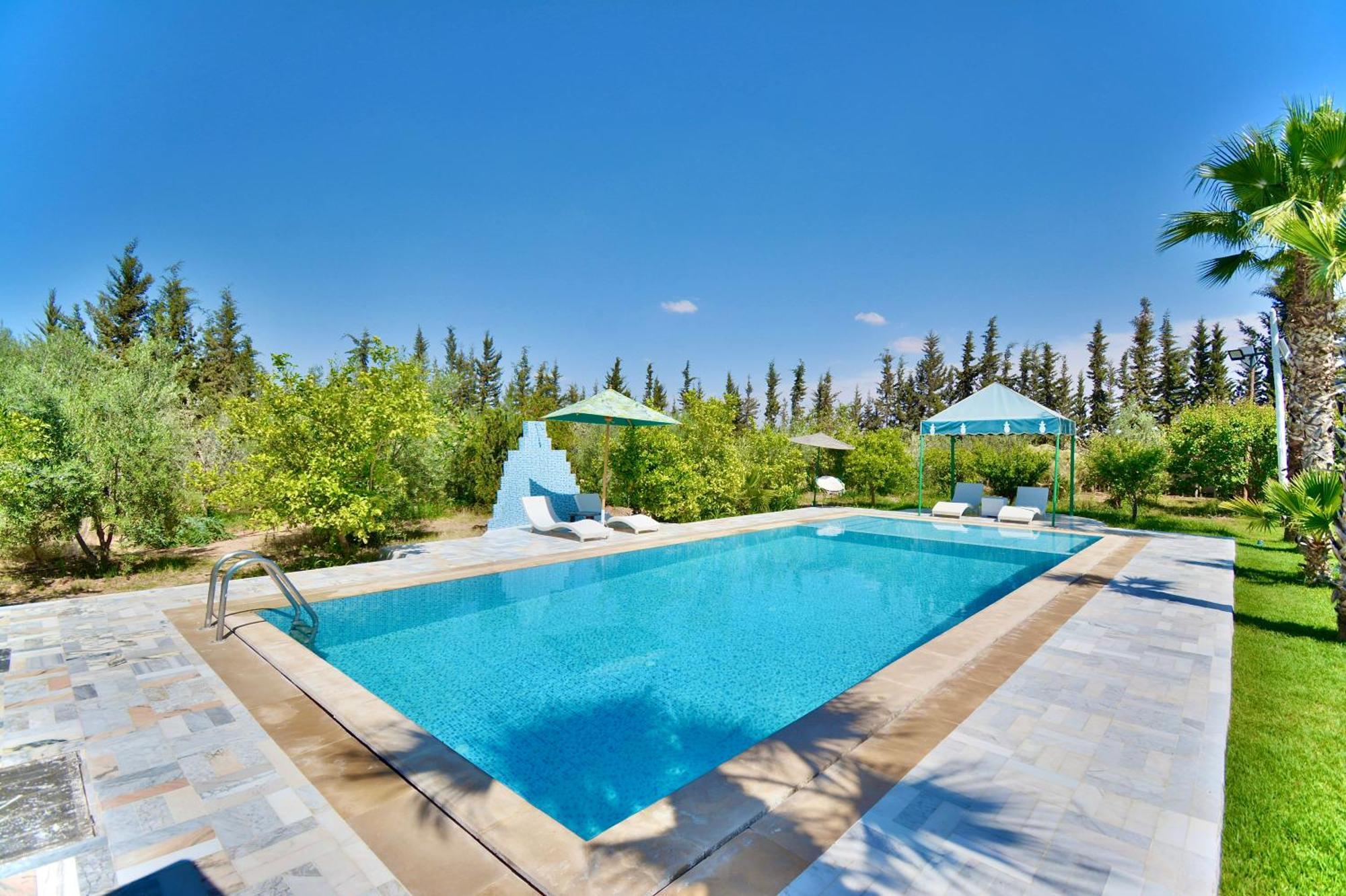 Ferme De Vacances Avec Une Grande Villa A Marrakech 마라케시 외부 사진