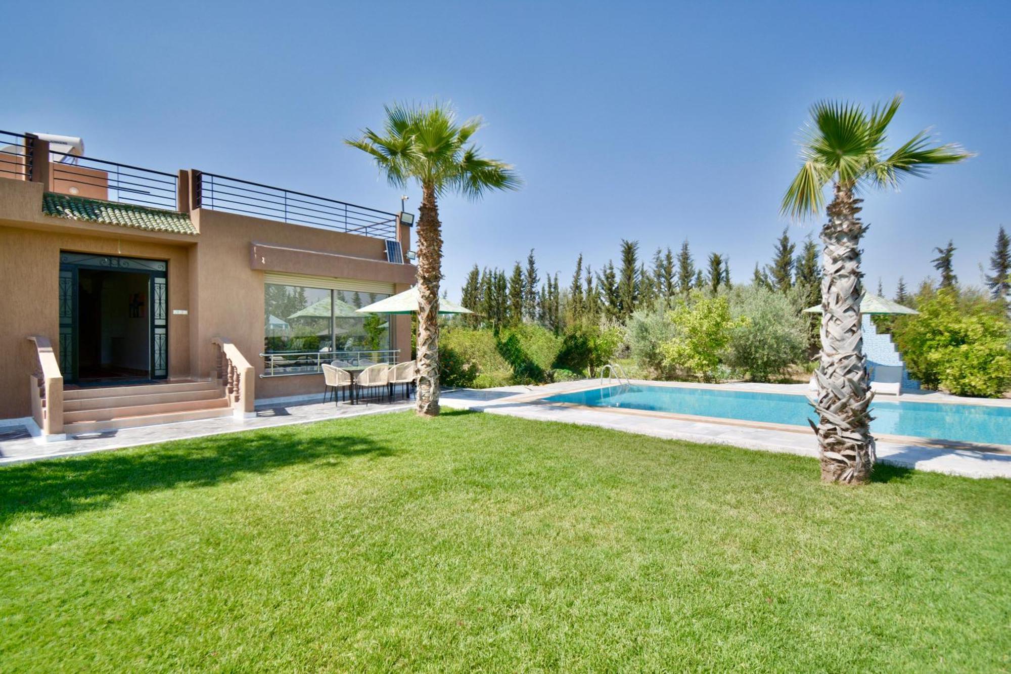 Ferme De Vacances Avec Une Grande Villa A Marrakech 마라케시 외부 사진